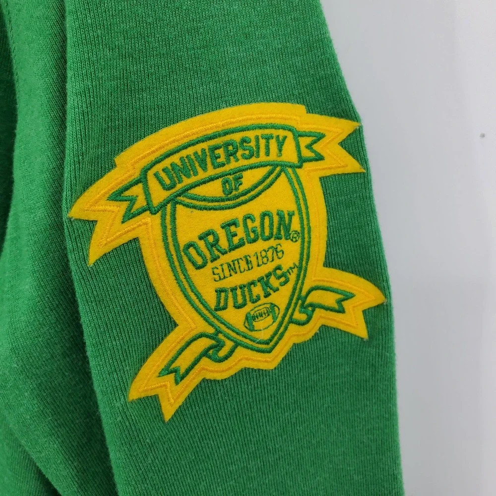 Vintage‎ Nike Oregon Ducks Full Zip Hoodie Green Large University of Oregon Y2K